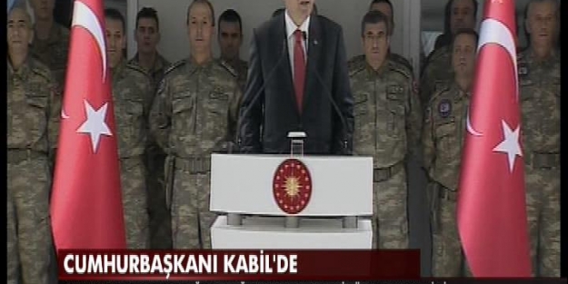 Cumhurbaşkanı Erdoğan Afganistan'da konuştu