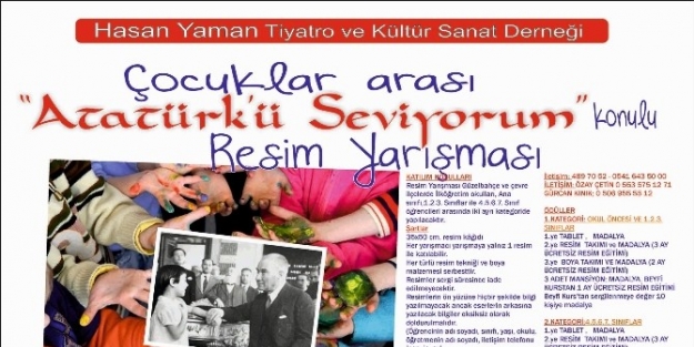 ’’atatürk’ü Seviyoruz’’un Resmini Yapacaklar