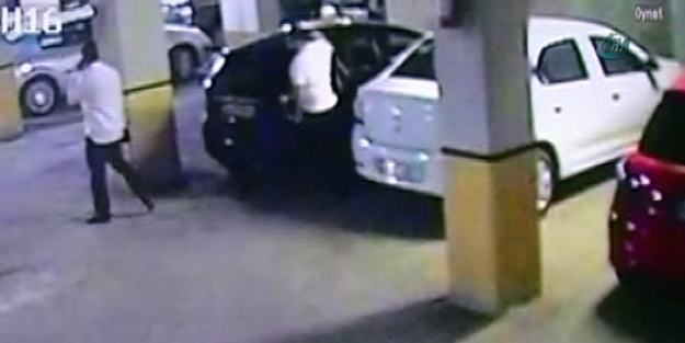 Otoparkta büyük soygun