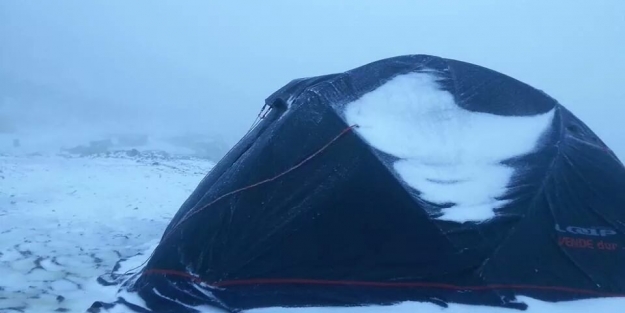 Uludağ beyaza büründü