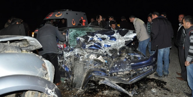 Adıyaman'da korkunç kaza, 1 ölü, 3 yaralı