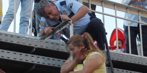 Genç kadın intihardan son anda kurtarıldı