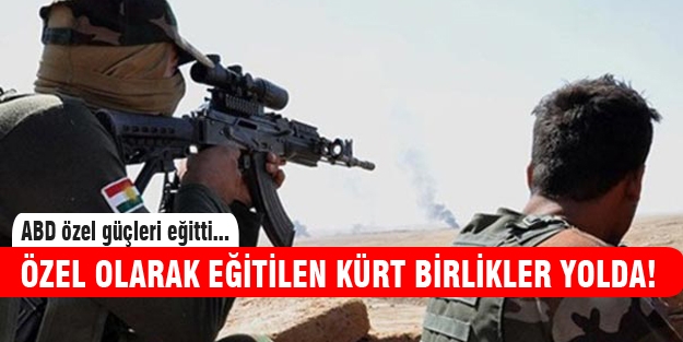 Özel Kürt birliği yola çıktı