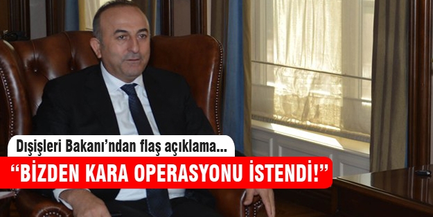 'Bizden kara operasyonu yapılması istendi'