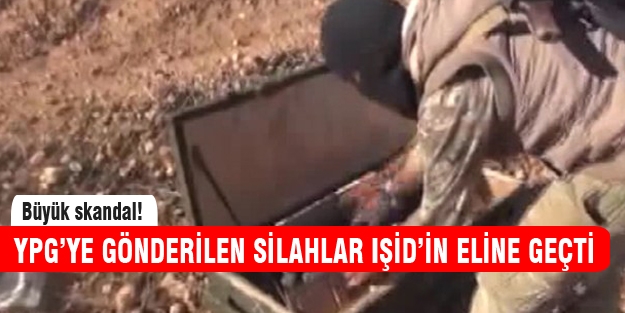 Skandal! Silahlar IŞİD'in eline geçti