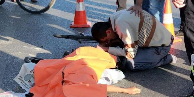 Bisikletli çocuk kamyonun altında kaldı