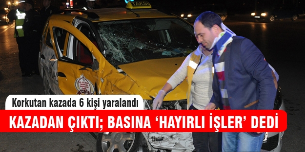 İnegöl'de korkutan kaza!