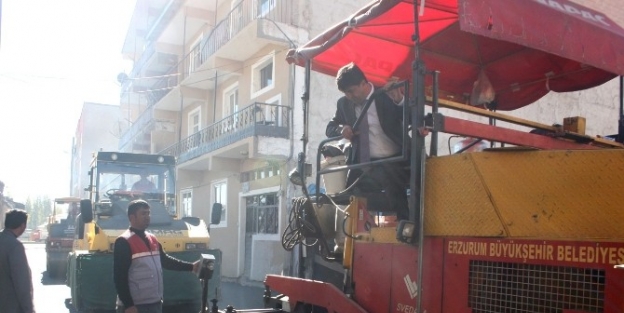 Pasinler’de 2. Etap Asfalt Çalişmasi Tamamlandı