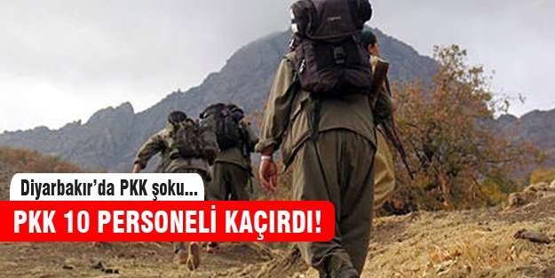 10 DEDAŞ personeli kaçırıldı