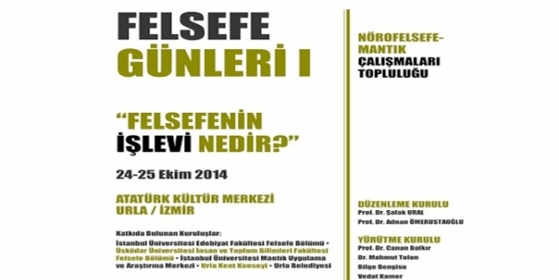 “urla Felsefe Günleri” Başlıyor