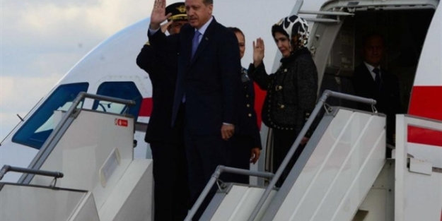 Tayyip Erdoğan Letonya'ya uçtu
