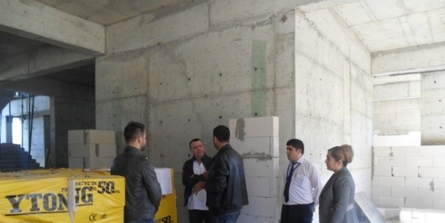 Hastane Yönetimi Hastane İnşaatini Gezdi