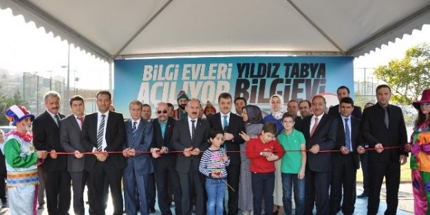 Başkan Usta, Yıldıztabya Bilgi Evi’ni Çocuklarla Birlikte Açtı