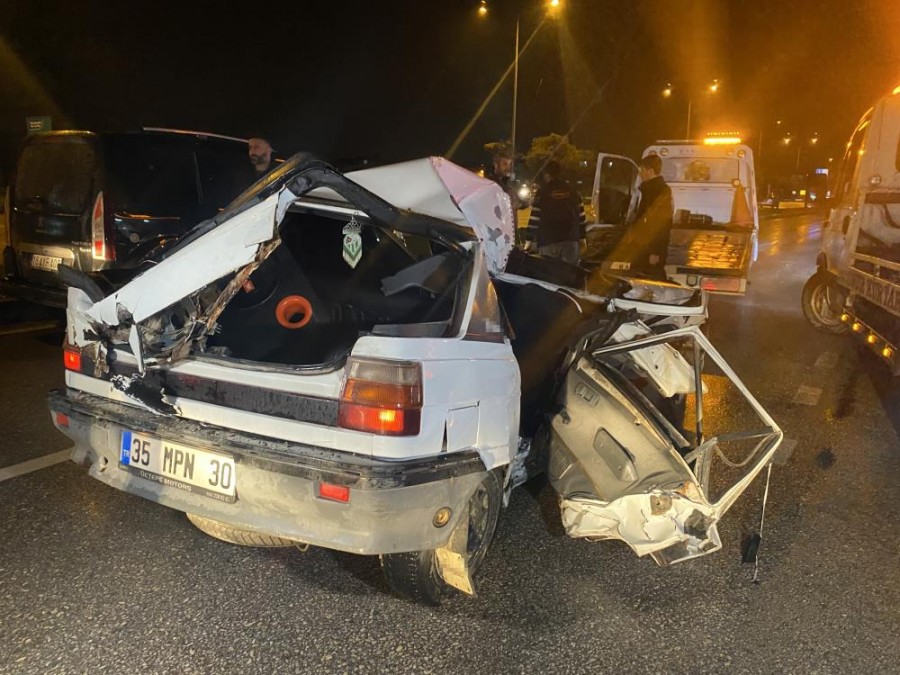 Bursa'da gece yarısı korkutan kaza!