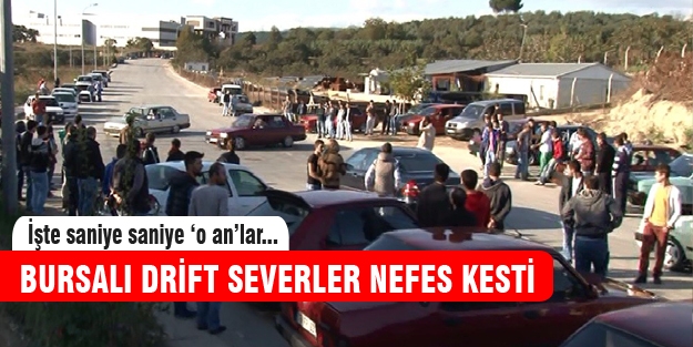Bursalı drift severler nefes kesti!