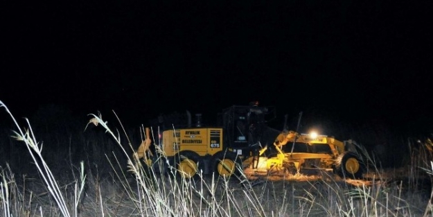 Ayvalık’ta Yangın