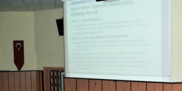 Gaün’de Erasmus+ Oryantasyon Programı Anlatıldı