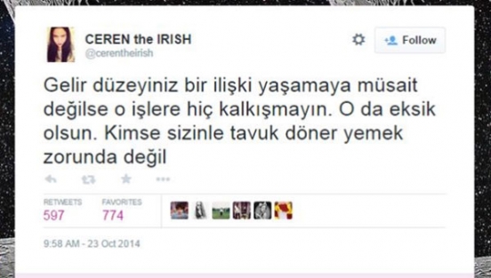 Tavuk döner Twitter'ı fena karıştırdı!