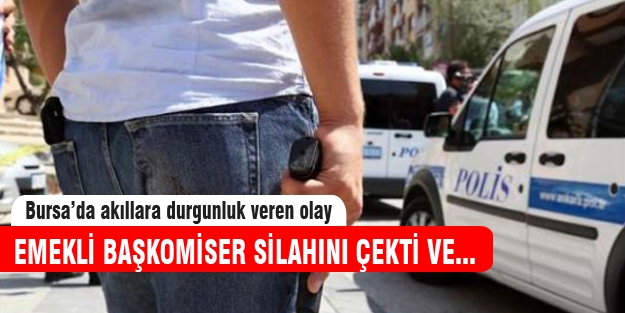 Bursa'da emekli başkomiser sokak ortasında köpek vurdu!