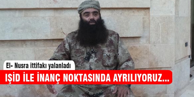 El- Nusra "IŞİD sapkın bir grup"