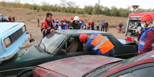 Umke Ve İtfaiye Ekipleri Ortak Tatbikat Yaptı