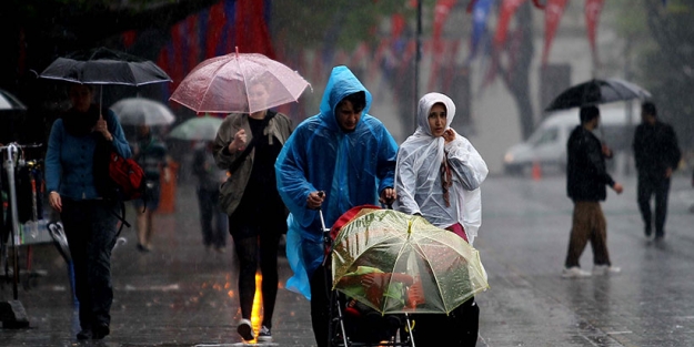 Meteoroloji'den kuvvetli sağanak uyarısı!
