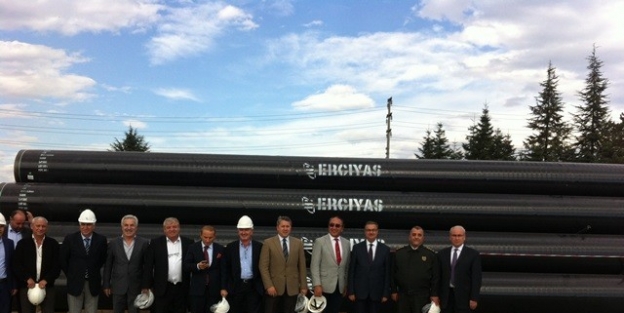 Vali Ali İhsan Su, Erciyas Boru Fabrikasını Ziyaret Etti