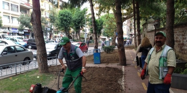 İzmit Yeşil Alanlarında Yoğun Çalişma Var
