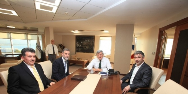 Beşir Derneği Başkan Karaosmanoğlu’nu Ziyaret Etti