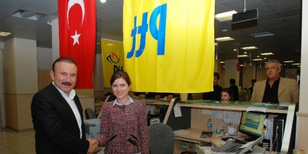 Başkan Doğan’dan  Ptt’ye Kutlama Ziyareti