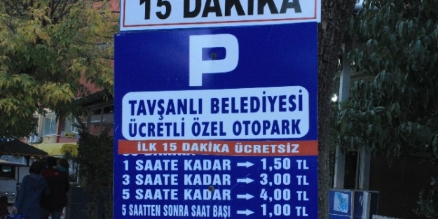 Tavşanlı’da ’özel Otopark’ Sistemi