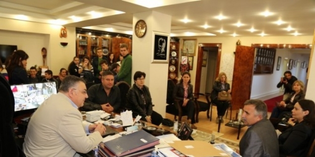 Kardeş Okullardan Kırklareli Belediye Başkanı Kesimoğlu’na Ziyaret