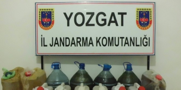 Yozgat Jandarma 200 Litre Kaçak Mazot Ele Geçirdi