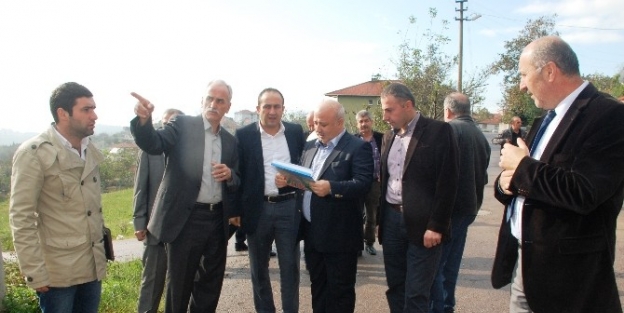 İzmit Belediyesi Yetkilileri Gündoğdu’da İncelemeler Yaptı