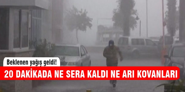 Sağanak yağış çileye dönüştü