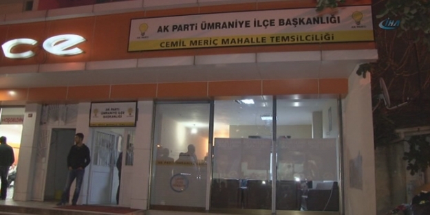 Ümraniye'de seçim irtibat bürosuna silahlı saldırı