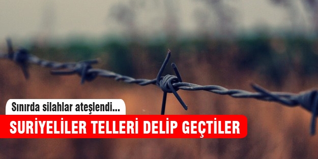 Türk sınırına 4 araçla girdiler!