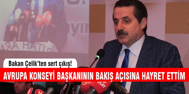 Bakan Çelik Bursa'da açtı ağzını yumdu gözünü!