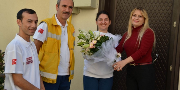 112'ye teşekkür ziyareti