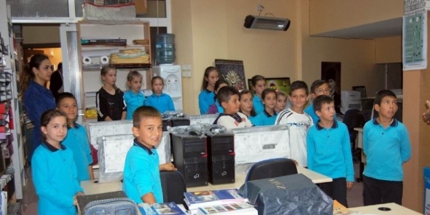 Gönen’de Öğrencilerden Kütüphane Ziyareti