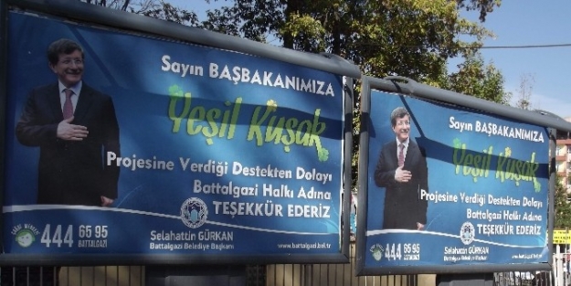 Yeşil Kuşak Projesi’ne Bilboardlı Teşekkür