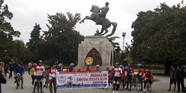 Bisikletçiler Samsun’a Vardı