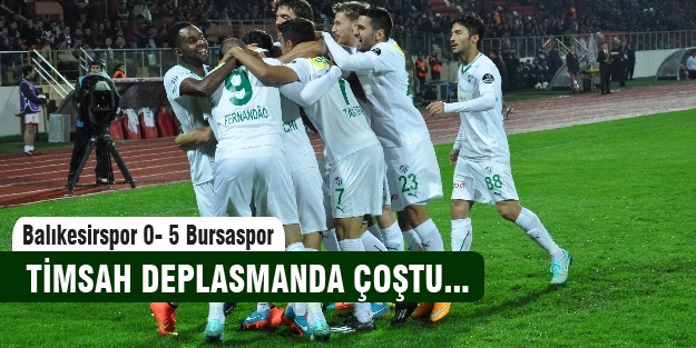 Timsah Balıkesirspor'u gol yağmuruna tuttu