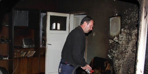 Cihanbeyli’de Ev Yangını