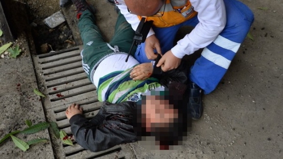 Ankara'da ki yarışta feci kaza