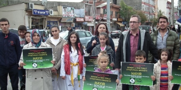 Tekirdağlı Tekvandocular ‘bonzai’ye Hayır’ Dedi