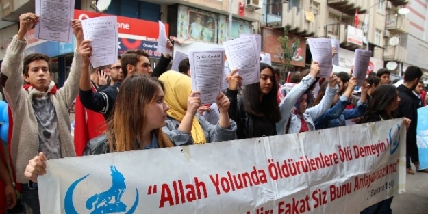 Hakkari’deki Hain Saldırı Nazilli’de Protesto Edildi