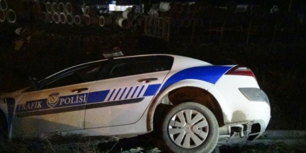 Alkollü Sürücü Polisin Kaza Yapmasına Sebep Oldu