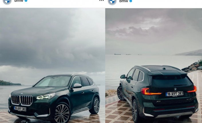 Dünya markası BMW'nin paylaşımında dikkat çeken Gemlik detayı...