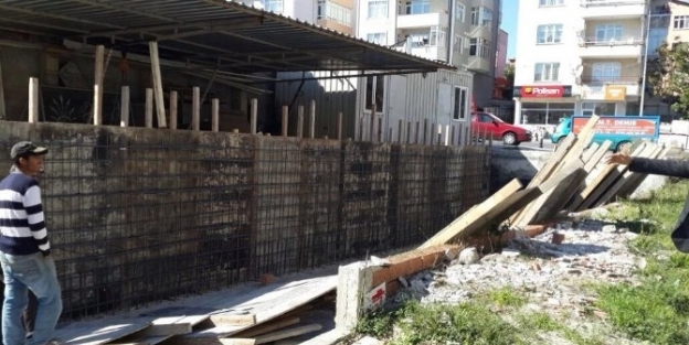 Çerkezköy’de Sel Baskını İçin İstinat Duvarı Yapımı Başladı